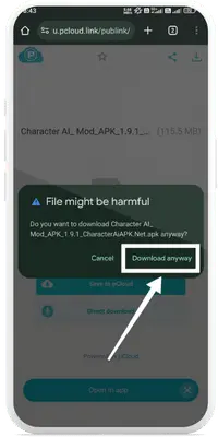 Character AI Mod APK Downloading and Installing guides in Android mobile